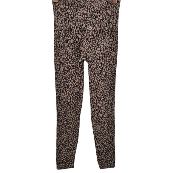 Spanx Womens XS Look At Me Now Leggings in Mini Leopard - Picture 4 of 4